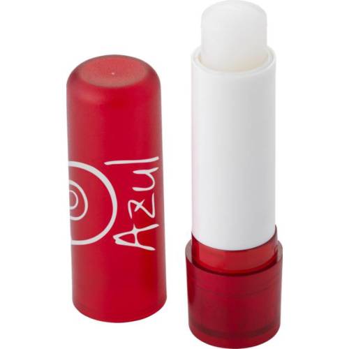 Logo printed Lip Balm Stick with a personal design from Total Merchandise - Red