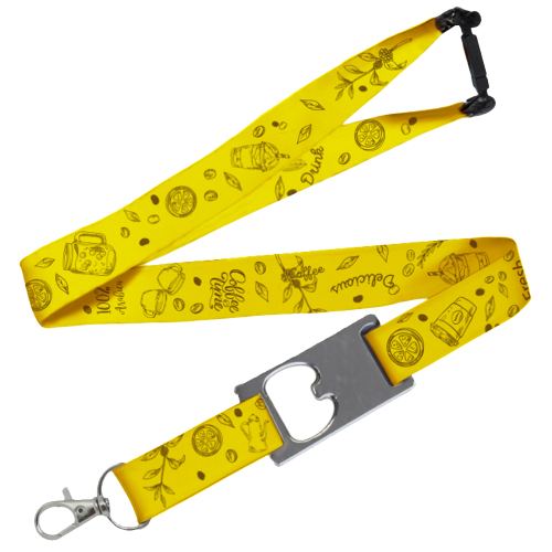 Full Colour Lanyard with Bottle Opener