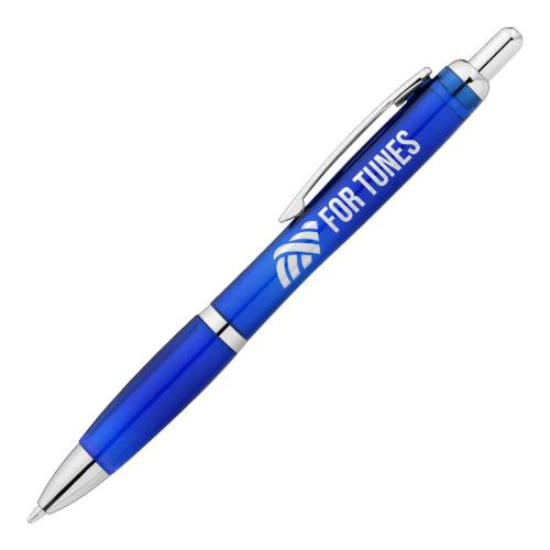 Custom Recycled Sophisticate RPET Pen with a design from Total Merchandise - Royal Blue