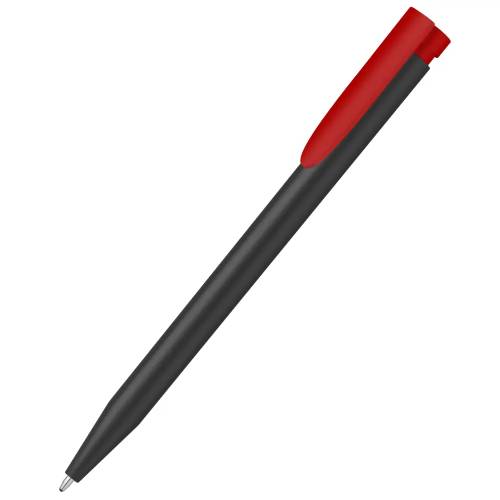 Personalisable Post Consumer Slim Ballpen in Red from Total Merchandise