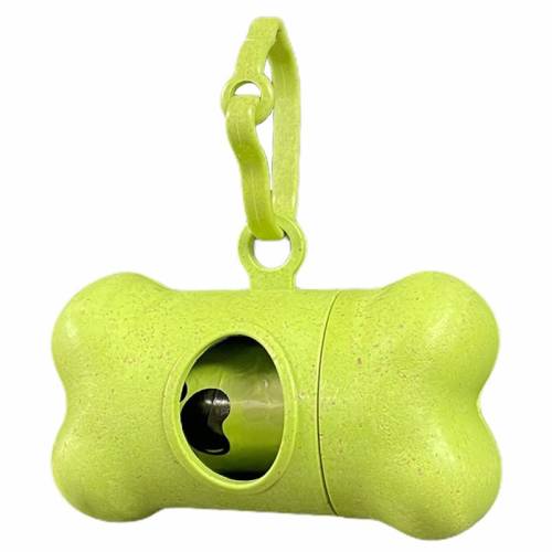 Promotional Pet Wheatstraw Waste Bag Holder in Green from Total Merchandise