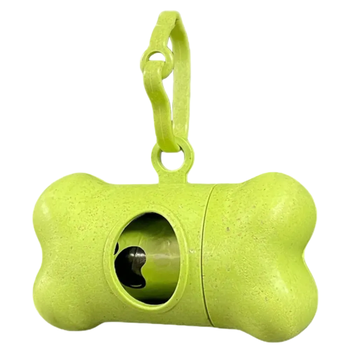 Promotional Pet Wheatstraw Waste Bag Holder in Green from Total Merchandise