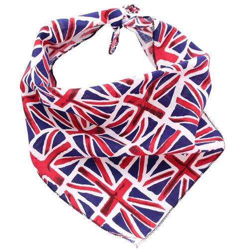 Promotional Dog Bandanas printed with your company logo in a full colour design all over the bandana