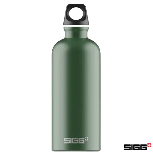Custom Branded SIGG 0.6L Traveller Bottle in Leaf Green with a design from Total Merchandise
