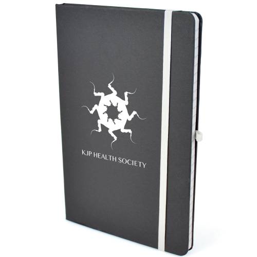 Logo Branded A5 Recycled Nebraska Notebook with a design from Total Merchandise