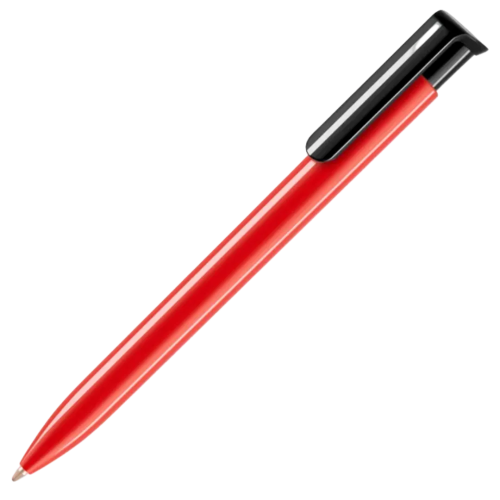 Absolute Colour Ballpens - Blue Ink in Red/Black