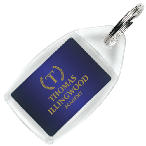 Promotional P5 Keyring Printed with Your Logo in Full Colour from Total Merchandise