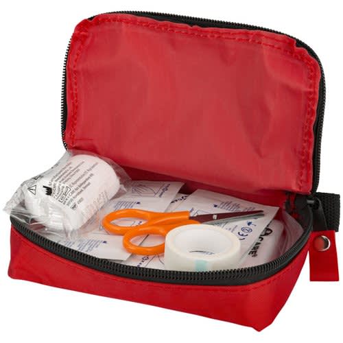 19 Pcs First Aid Kit in Red