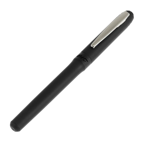 Printed BiC Grip Roller Pens in Black from Total Merchandise