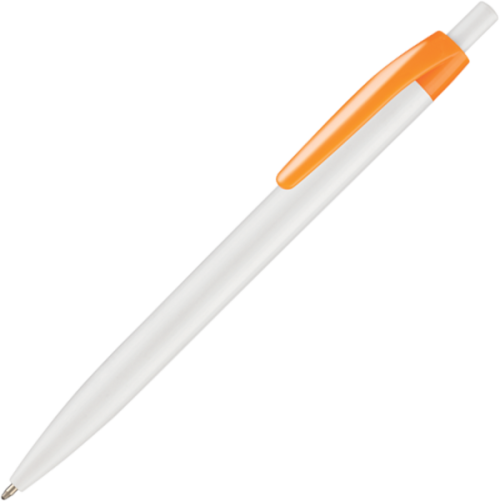 Branded Recycled Supersaver Click Ballpens in Orange from Total Merchandise