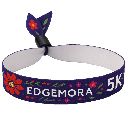 Custom Printed Express Self-Locking Festival Wristbands in White from Total Merchandise