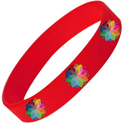 Full Colour Printed Silicone Wristbands