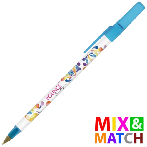 Custom Printed BiC Round Stic Ballpen in Mix & Match Colours from Total Merchandise