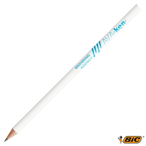 Promotional BiC Evolution Pencils in White from Total Merchandise