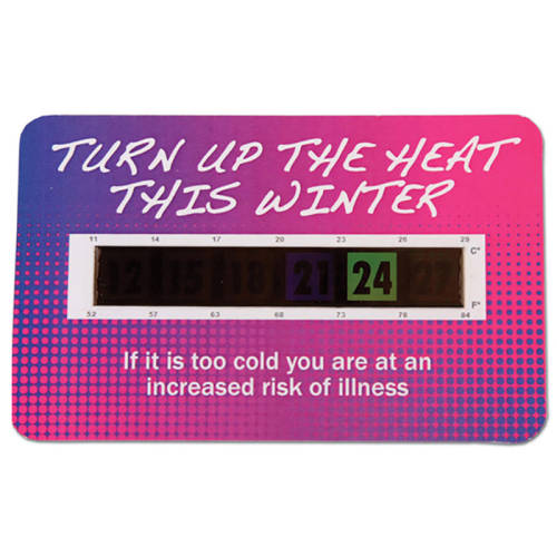 Printed Temperature Gauge Cards