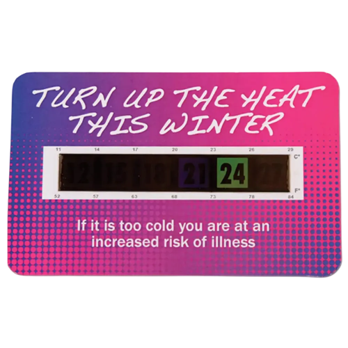 Printed Temperature Gauge Cards