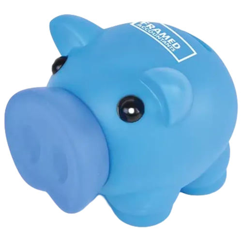 Promotional Petit Plastic Piggy Banks for Campaign Gifts