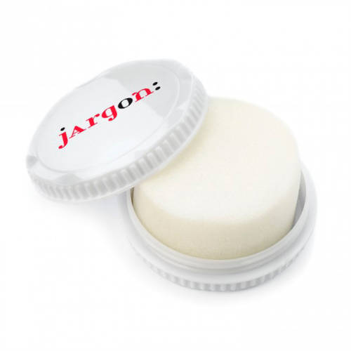 Custom Printed Travel Shoe Polish Sponge in White from Total Merchandise