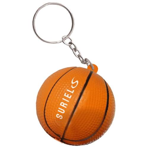 Promotional Stress Basketball Keyring for Event Merchandise