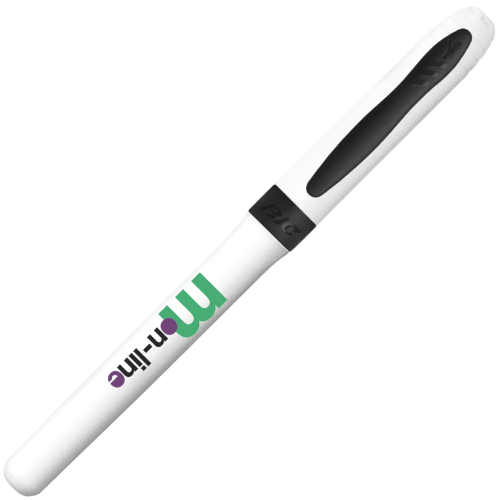 Promotional BiC Mark It Permanent Markers in White/Black from Total Merchandise