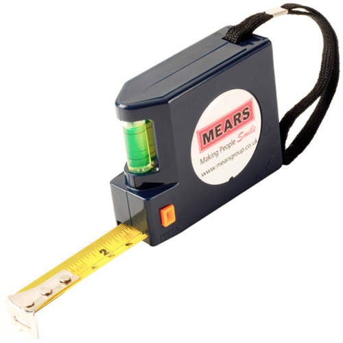 Personalised 5M Spirit Level Tape Measure for Company Merchandise