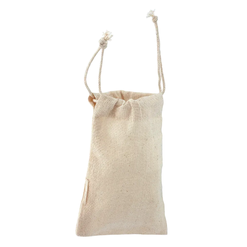 Promotional Small Cotton Pouches in Natural Cotton Printed with a Logo from Total Merchandise