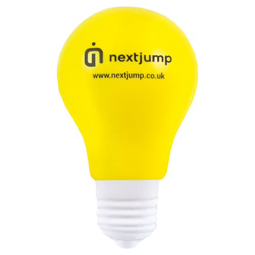 Stress Light Bulb in Off White/Yellow