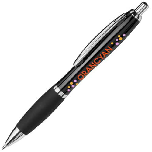 Printed metal pens for desktop advertising