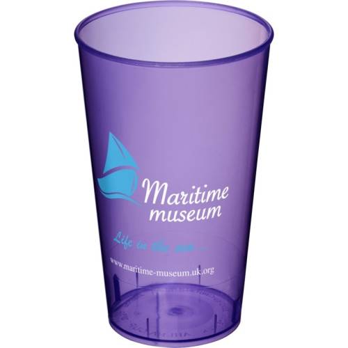 Arena Plastic Cups in Transparent Purple