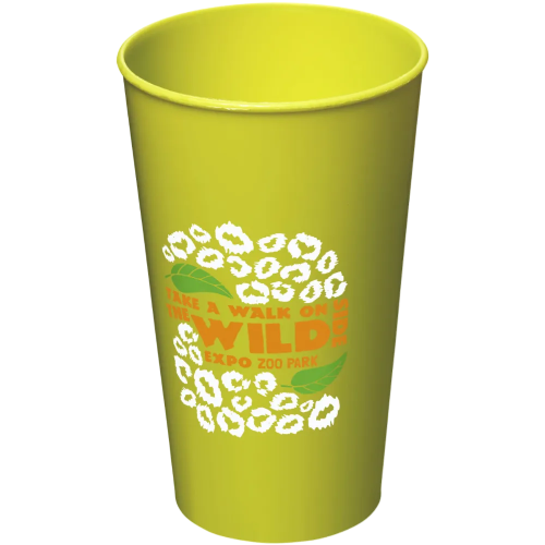 Arena Plastic Cups in Lime