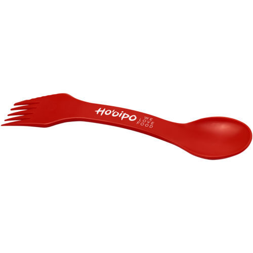 Fork Spoon Knife Combi in Red