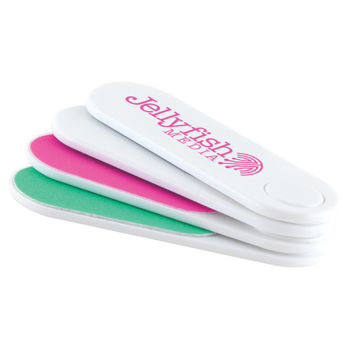 Nail File and Buffer Sets in White