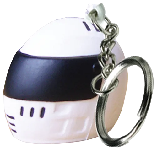 Promotional Stress Crash Helmet Keyrings for Event Sales