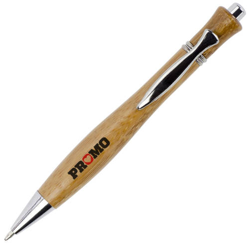 Promotional Bamboo Ballpen manufactured from bamboo in a sleek, modern shape