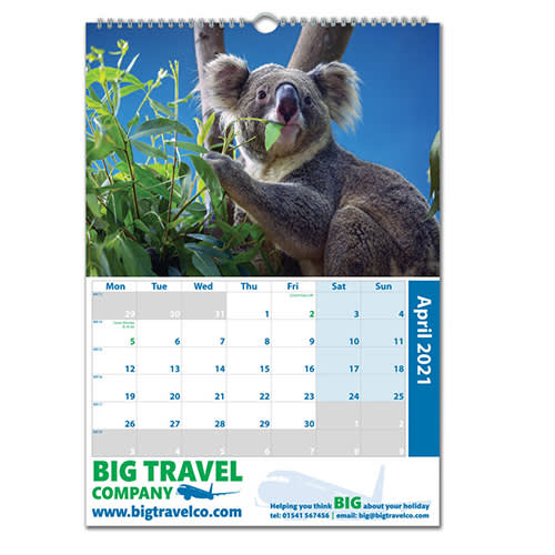 A3 Traditional Printed Wall Calendars Printed Calendars