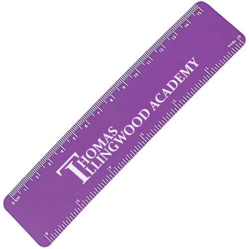 Promotional 15cm Recycled Flexi Rulers with logos