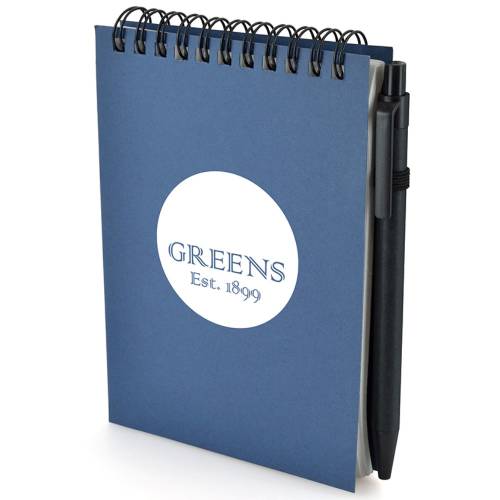 Promotional A6 Recycled Wiro Bound Note Pads for Workplace Merchandise