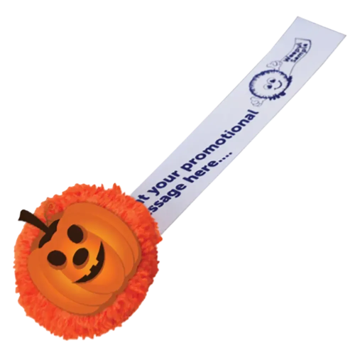 Mophead Pumpkin Logobugs in Orange/White