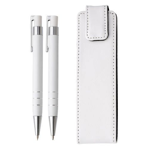 Branded Metal Pen & Pencil Sets With Custom Printed Logos