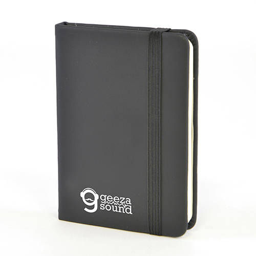 A7 Soft Touch PU Notebooks in Black