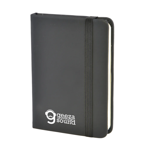 A7 Soft Touch PU Notebooks in Black