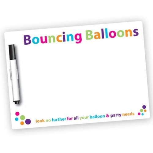 Personalised A5 Dry Wipe Magnets with Pen