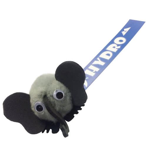 Elephant Logobugs in Grey/White