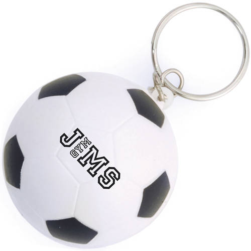 Personalised Express Stress Football Keyrings for Sporting Merchandise