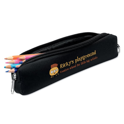 Foam Pencil Cases in Black