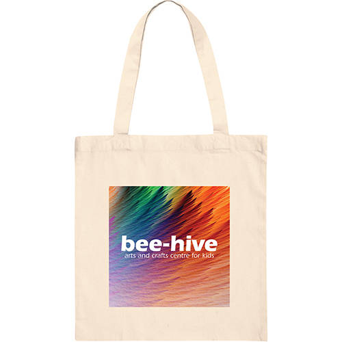 Printed Full Colour Cotton Tote Bags with company design