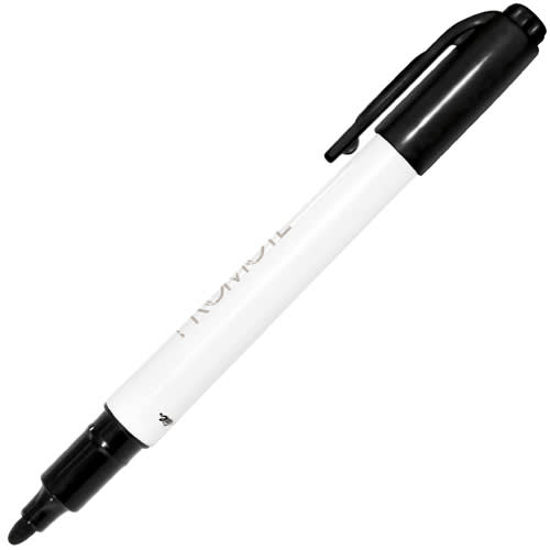 Markie Dry White Board Marker Pens in White/Black
