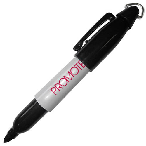 Markie Mini Permanent Marker Pens in Black/Grey