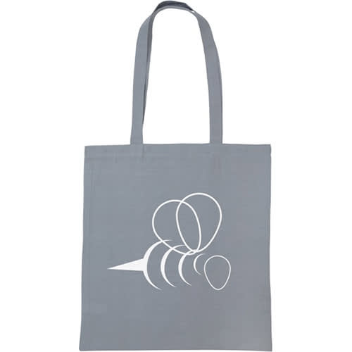 Snowdown Cotton Tote Bags in Grey