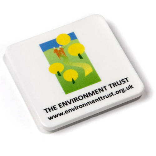 Promotional Square Recycled Plastic Magnets for Office Giveaways